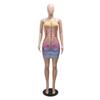 Women's Sexy Halter Hot Drill Bag Hip Slim-fit Short Dress Fashion Casual Party Dress