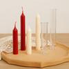 2.2cm Diameter Pointed Cylindrical Long Rod Candle Mold Acrylic Plastic Molds Handmade Candle Making Tool Durable PC Material