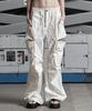 Jenyujeu Kajo Parachute-Hose mit doppelter Tasche - Weiß
