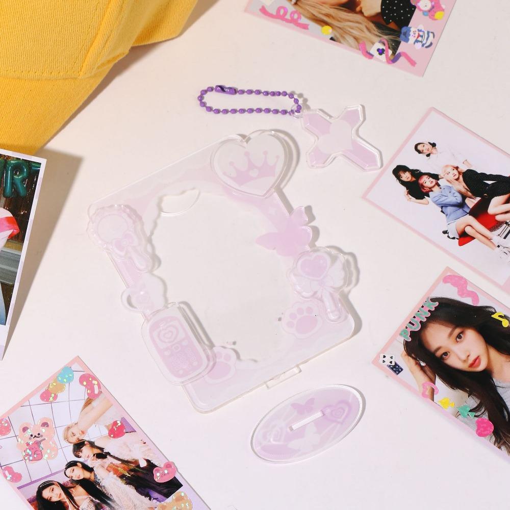 Transparent Korean Style Card Holder Desktop Decoration ID Card Holders Student Card Cover  Student