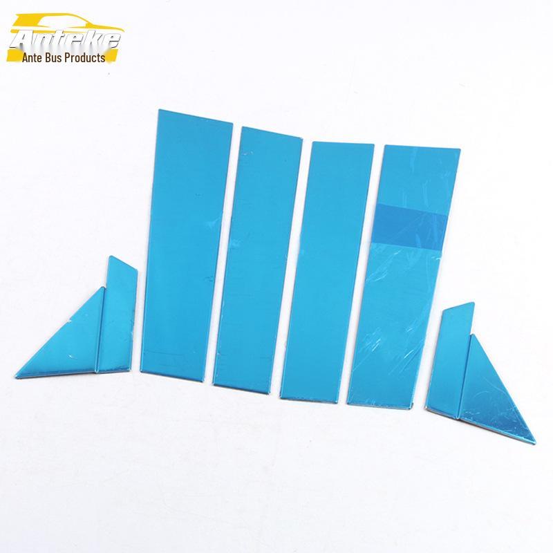 Bluebird Window Bright Strips: Stainless Steel Anti-Scratch Glass Modification Accessory