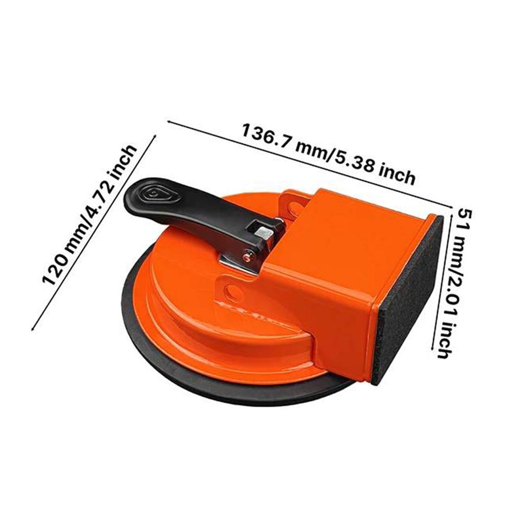 Heavy Duty Floor Fixer Tool Suction Cup Vacuum Grabber for Tile Gap Repair Slat Baseboard & Paver Lifter Construction Hand Tool