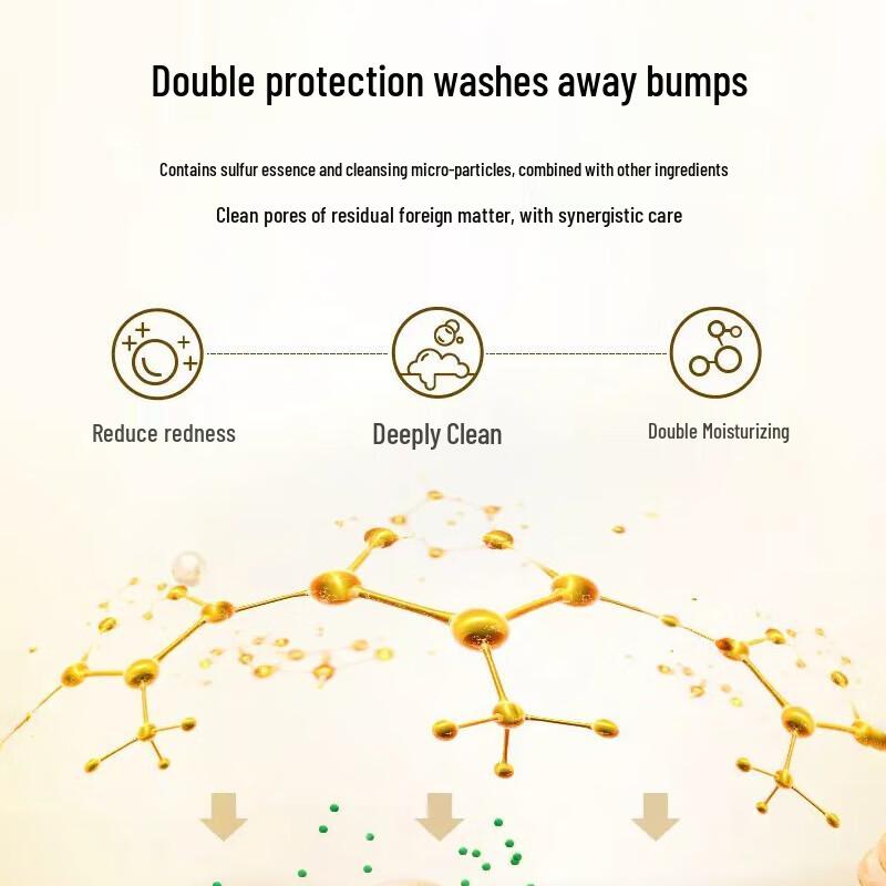 LK Sulfur Hot Spring Mite Removal Shower Gel