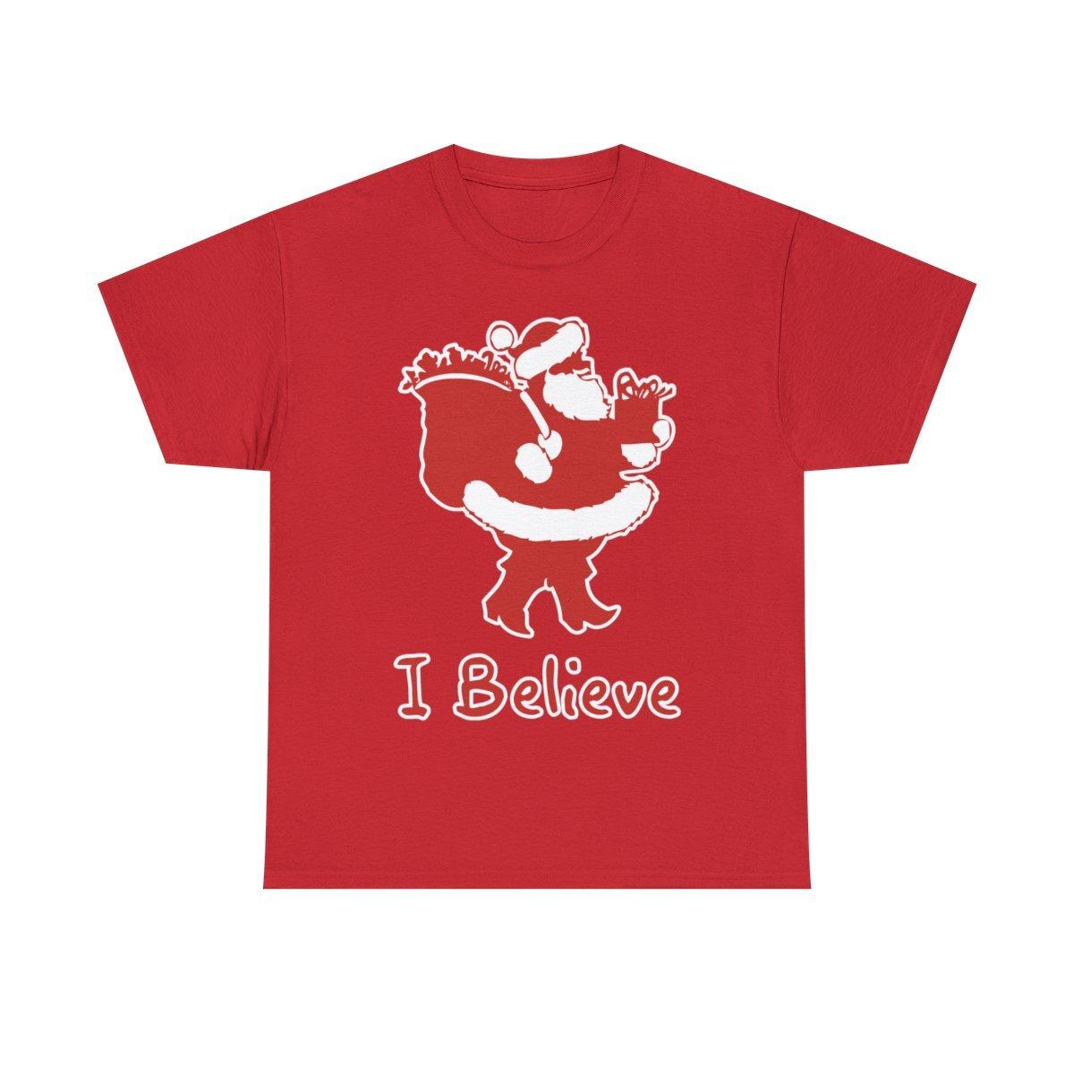 I Believe In Santa Graphic Tee Shirt S
