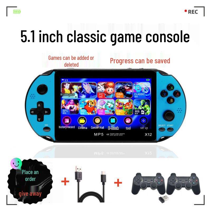 Nostalgic Rechargeable Handheld Game Console with Classic MP5: Three Kingdoms, Journey to the West & Pokemon. Free Shipping Included.