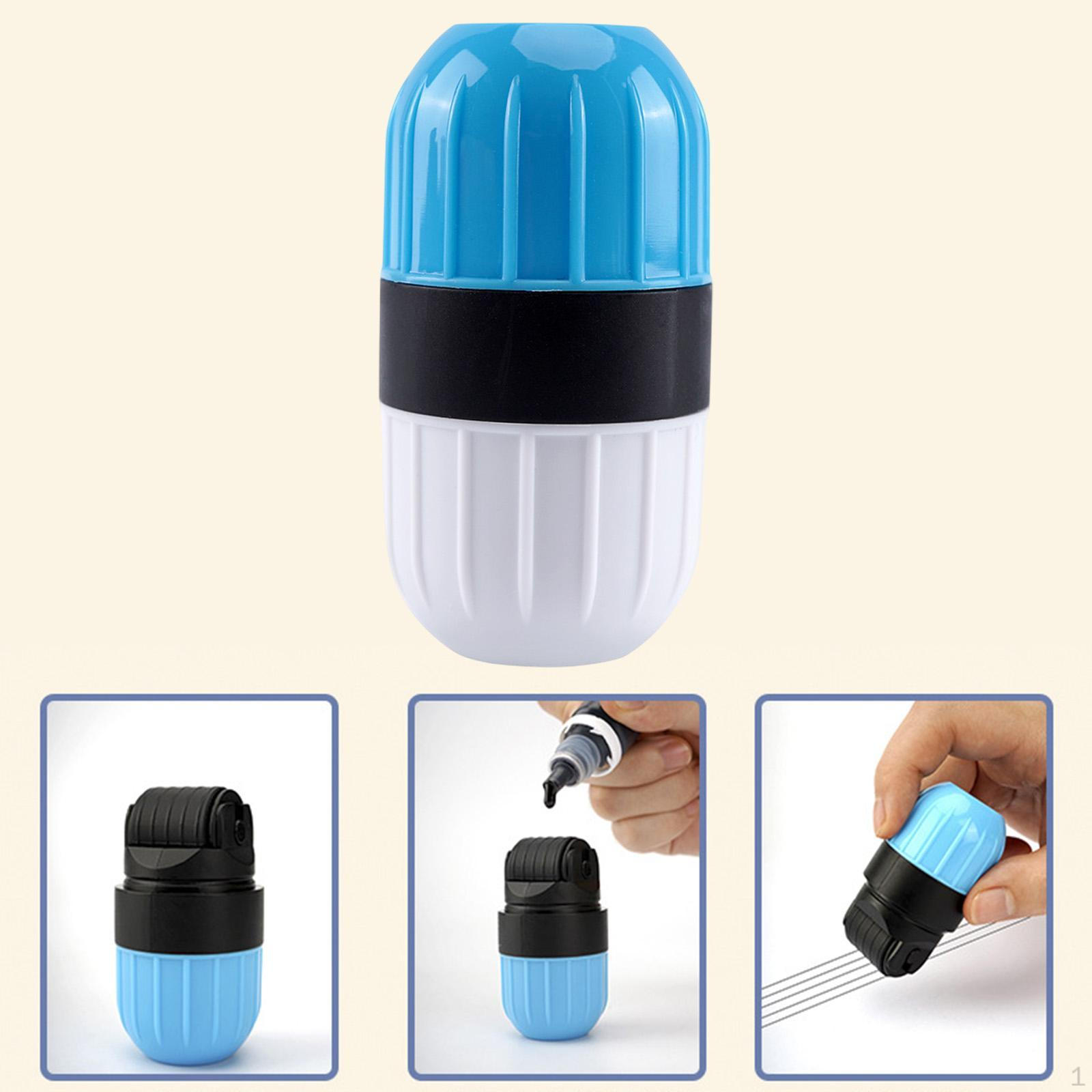 

Пятистрочная диаграмма нотной записи Штамп-ролик для фортепиано Travel Blue White