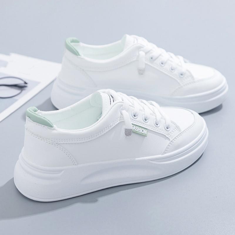 Spring Autumn New Round Toe Comfortable Casual Sports Shoes for Women Fashionable and Elegant Anti Slip Student Running Shoes
