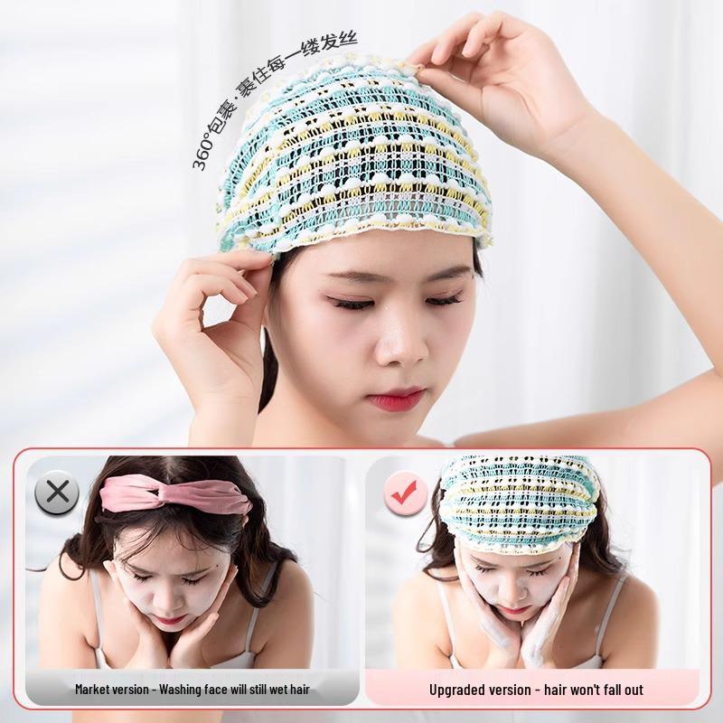 Elastic Women's Headband for Face Washing & Mask Application - Winter Breathable, Seamless, Non-Pressing Hair Hoop