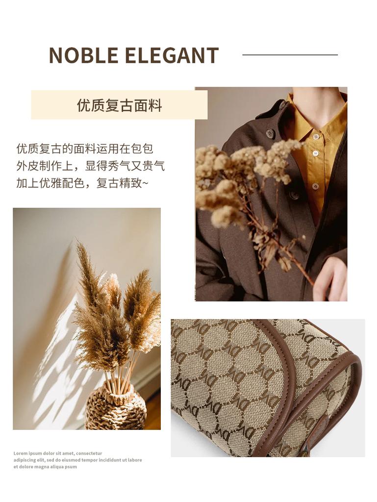 Ladies' new handbag, crossbody bag, high-end and trendy, paired with light luxury small bag, shoulder bag