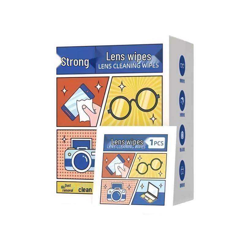 Glasses Lens Cleaning Wipes - Disinfect & Degrease Stain Removal