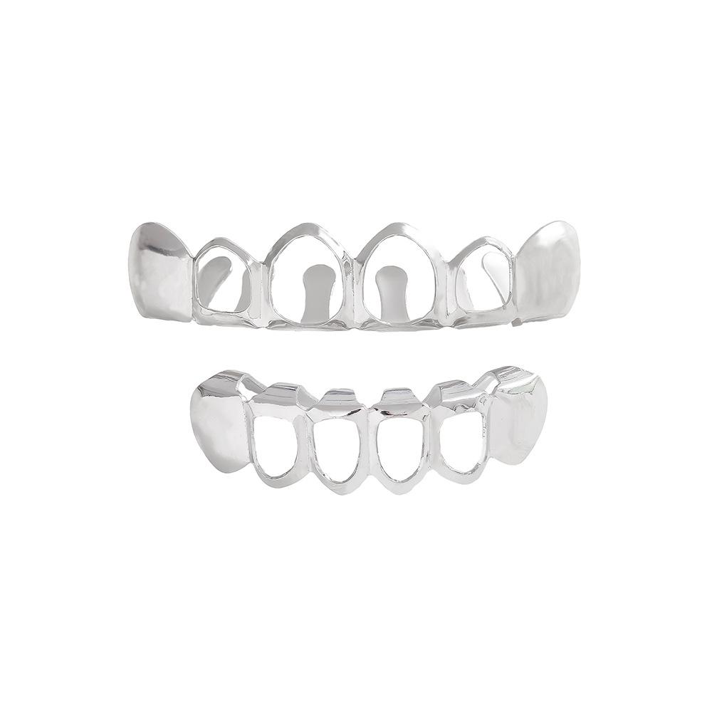 Hip Hop Hollow Gold Grillz Trendsetter Teeth - Halloween Edition