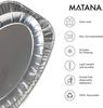 Plateaux de Service - MATANA - Aluminium - 35,5 cm - Réutilisables - Économiques