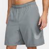 Nike Solid Color Logo Print Elastic Waist Straight Shorts Men Bottoms Smoke-Grey DQ4800-084