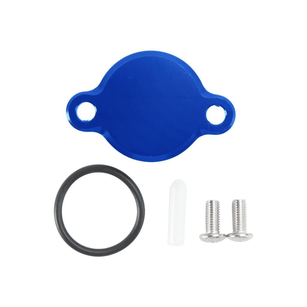 Oil Injection Pump Delete Block Off Plug For YAMAHA PW50 PW80 ALL Blue