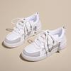Muffin Platform Casual Sports Style Little White Shoes Women's Summer 2024 New Fashion Versatile Student Running Board Shoes