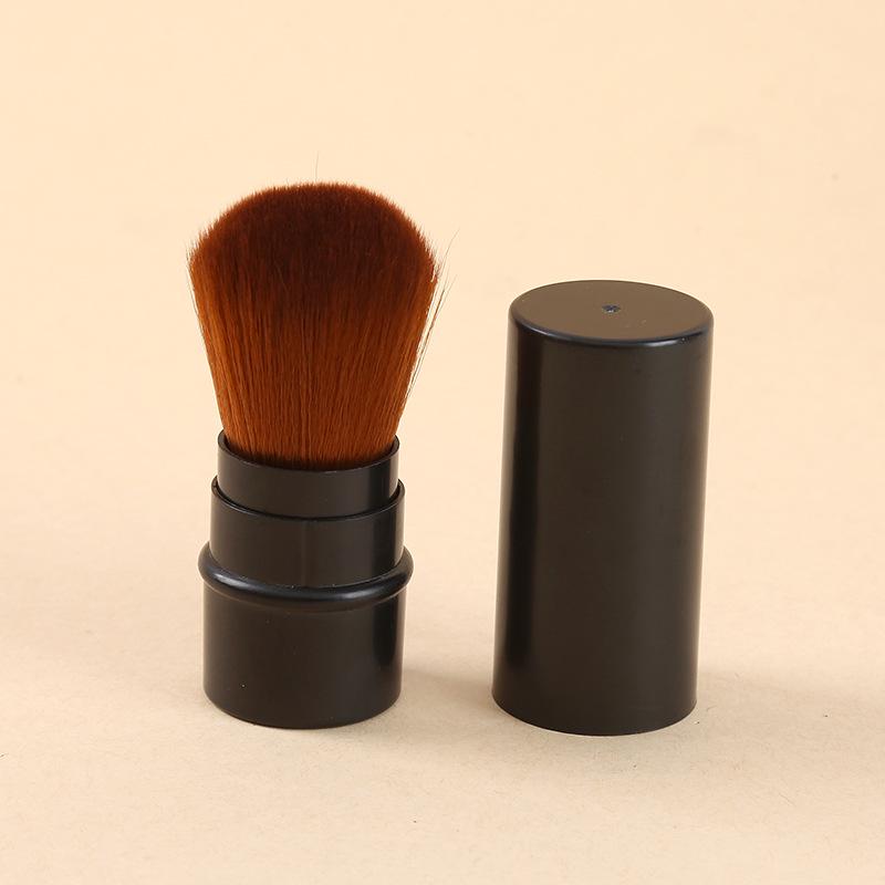 Retractable Multi-Functional Makeup Brush: Nail Art, Loose Powder, Blush, and Dusting Tool