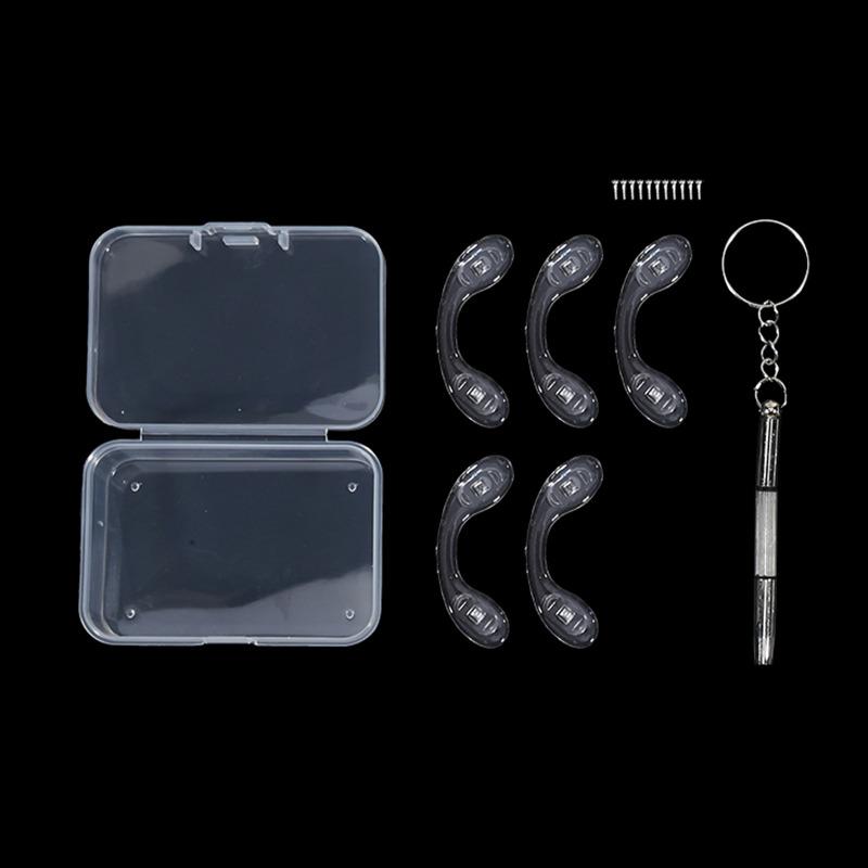 

5/8pcs Ultra-Soft Silicone Eyeglass Nose Pads Comfort Fit Glasses Frame Accessories Anti Slip Nose Pads for Sports