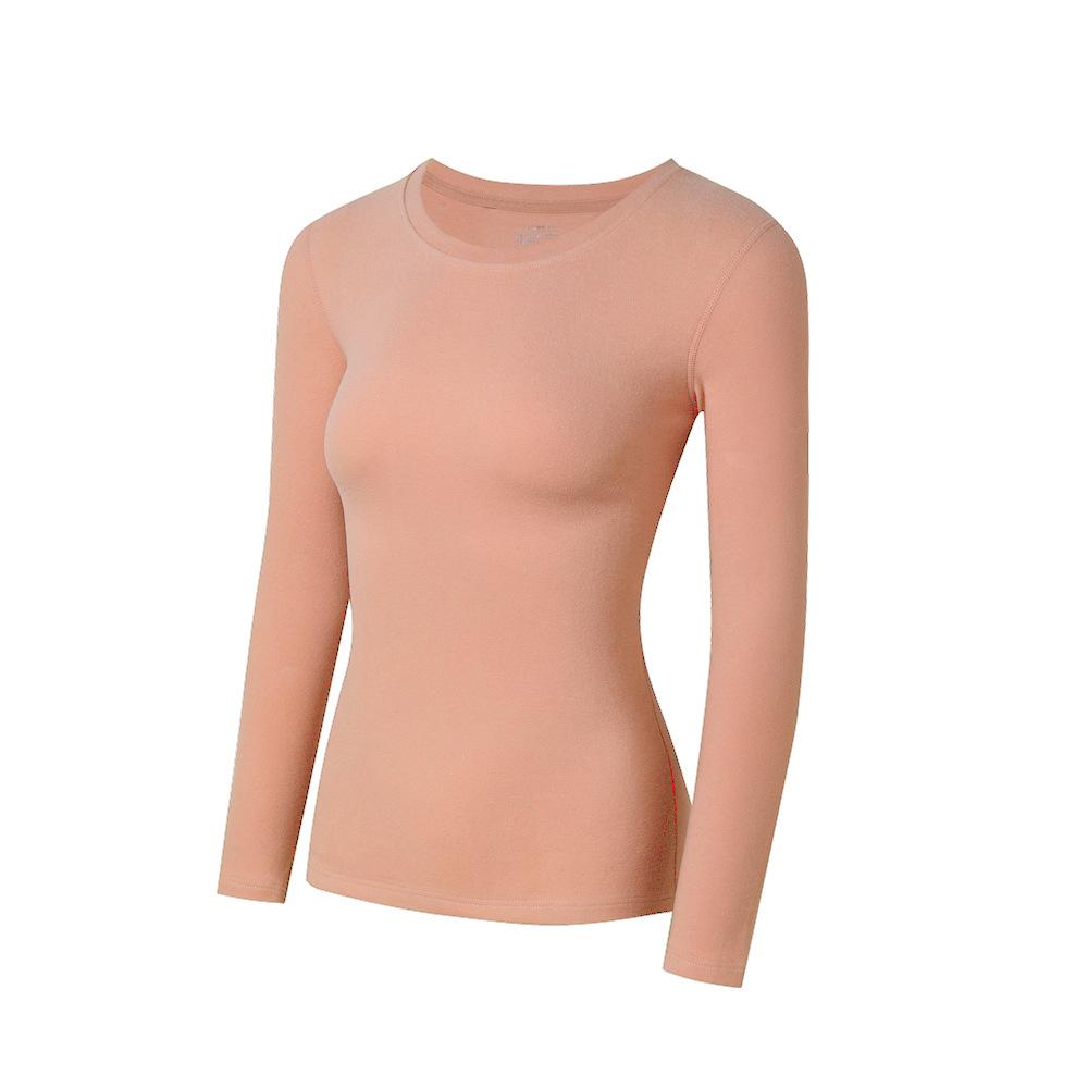 Unisex Winter Cotton Thin Underwear Set: Crew Neck Top & Pants