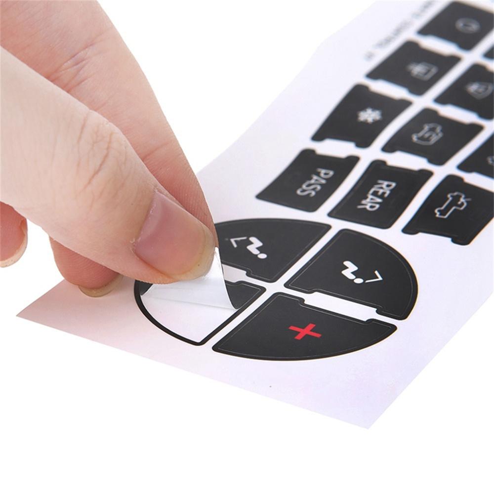 AC Dash Control Button Repair Kit Decal Stickers Replacement For Cheby GMC Buick
