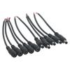 DC Power Cable Set 5 Pairs 5 5x2 1mm Male Female Connector 1 Pin for CCTV Camera and LED Strip Power Supply Line 30cm Length