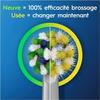 Brossettes de rechange - oral-b - crossaction - pack de 8 - inclinaison 16° - technologie cleanmaximiser