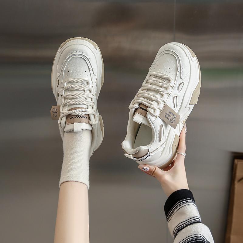 Autumn New Versatile Dad Shoes Female Student Casual Shoes Female Platform Running Shoes -5