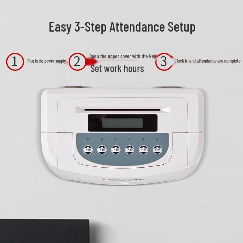 Comix MT-620TS Paper Card Time Clock