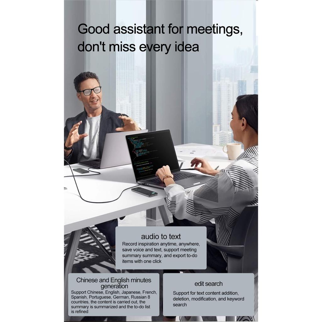 AI Intelligent Bluetooth Translation Glasses, 134 Online Language AI Automatic Dialogue Translation