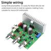 TDA7265 Audio Amplifier Module HiFi Power Amplifier Board 4558 2.0-channel Preamplifier Power Amplifier Board AC 12-15V 40W+40W