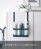 Yamazaki Shoe Cabinet Door Hook Tool W20 x x Tower Entryway Disinfectant Key Organized 4129 & Holder, Black, Approx. D12.5 H30cm, Series, Storage,