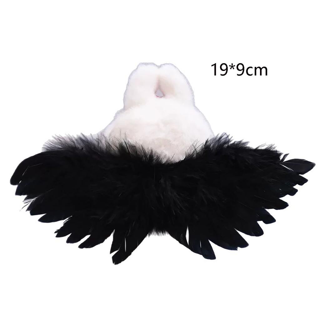 Para Boneca Labubu V1 V2 Acessórios Asas Pena Presente DIY Mini Asa de Anjo de Pena Adereços para Recém-Nascido