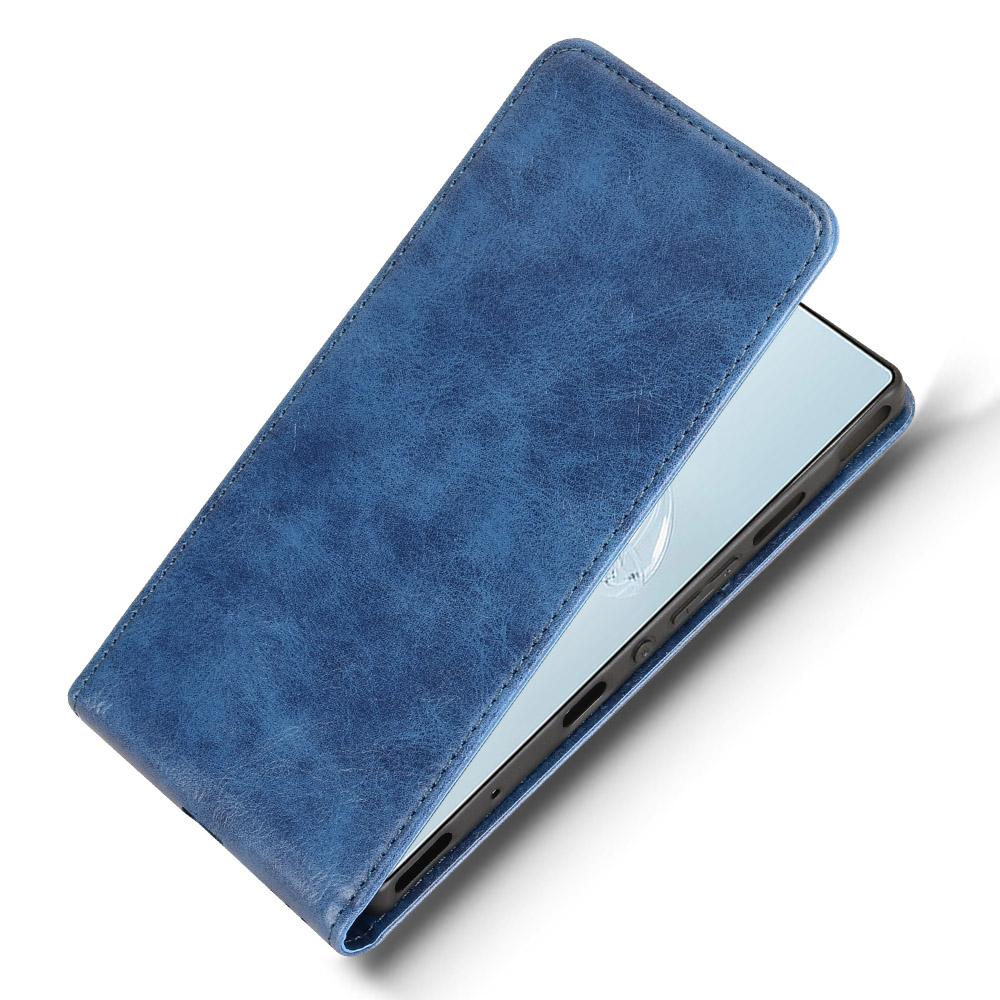 For ZTE Nubia Red Magic 10 Pro+ 5G/10 Pro 5G Case with Card Slot Magnetic Vertical Flip Leather Phone Cover