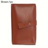 1pc Leather Tech Organizer Pouch Portable Electronic Accessories Bag for Charger Cable Mouse and Other Travel Essentials