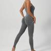 High-Elastic S-Shaped Sports Bodysuit: Skin-Friendly, Tummy Control, Sweat-Inducing, Long Version
