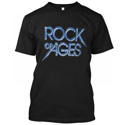 Rock Of Ages Logo Broadway Show Černé Unisex Tričko