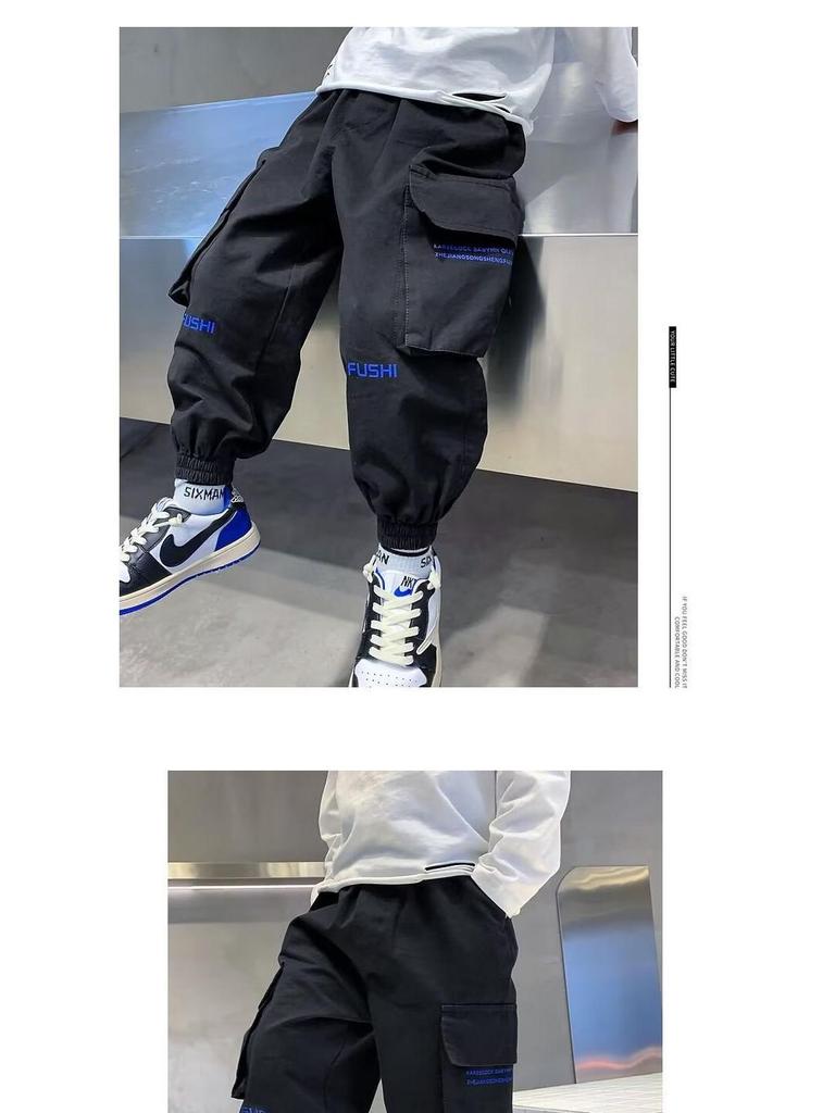 2025 Boys' Trendy Cargo Pants - Stylish Spring & Autumn Fashion