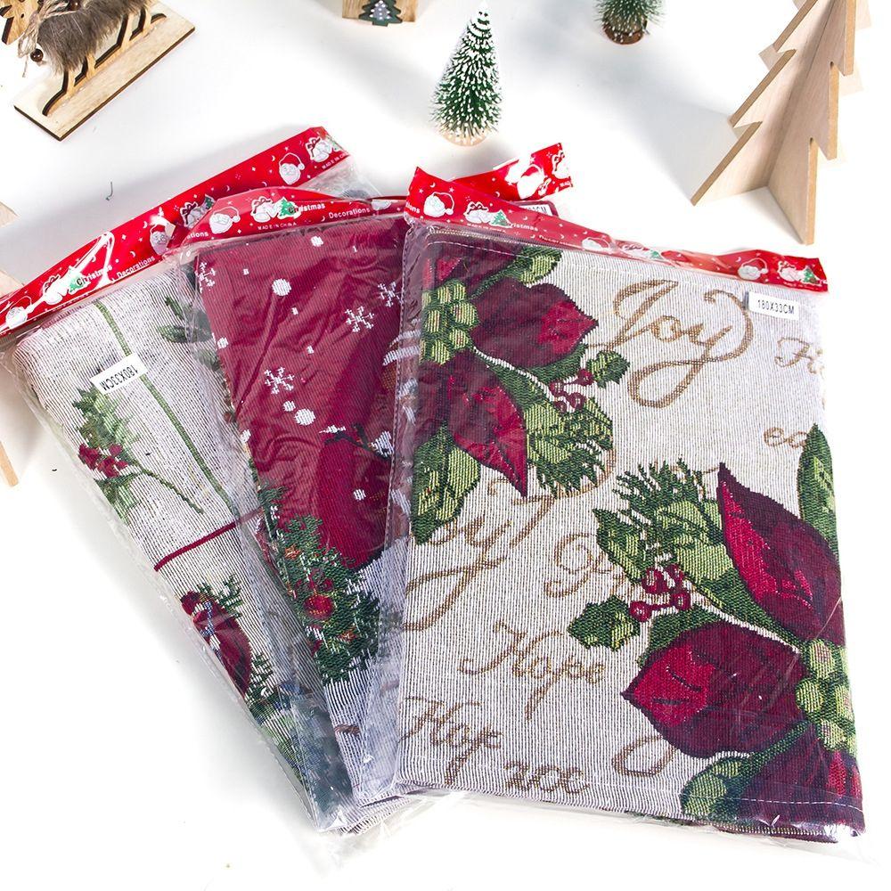 Decoration Merry Christmas Christmas Table Runner Tablecloth Table Runner Christmas Decoration