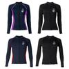 Pulia Unisex Long Sleeve Split Wetsuit Top