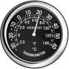 Rundes Auto-Thermometer, 38mm Auto-Thermometer Universal Leuchtendes Temperaturmessgerät Fahrzeug-Armaturenbrett Dekoration Ornament Für Lüftungsschlitz der Klimaanlage