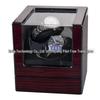 Black 5-Speed Adjustable Mechanical Watch Winder Gift Box with Automatic Electric Motor