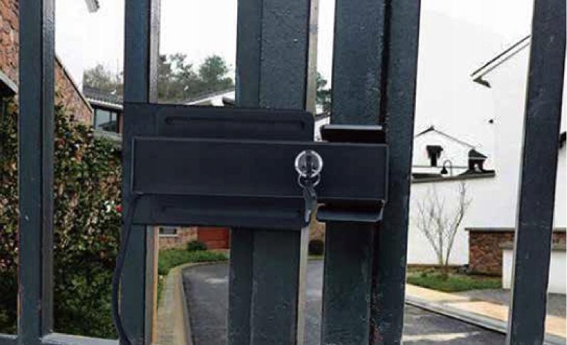 Electromagnetic Lock for Double-leaf Gates, Swing Gates, 24V