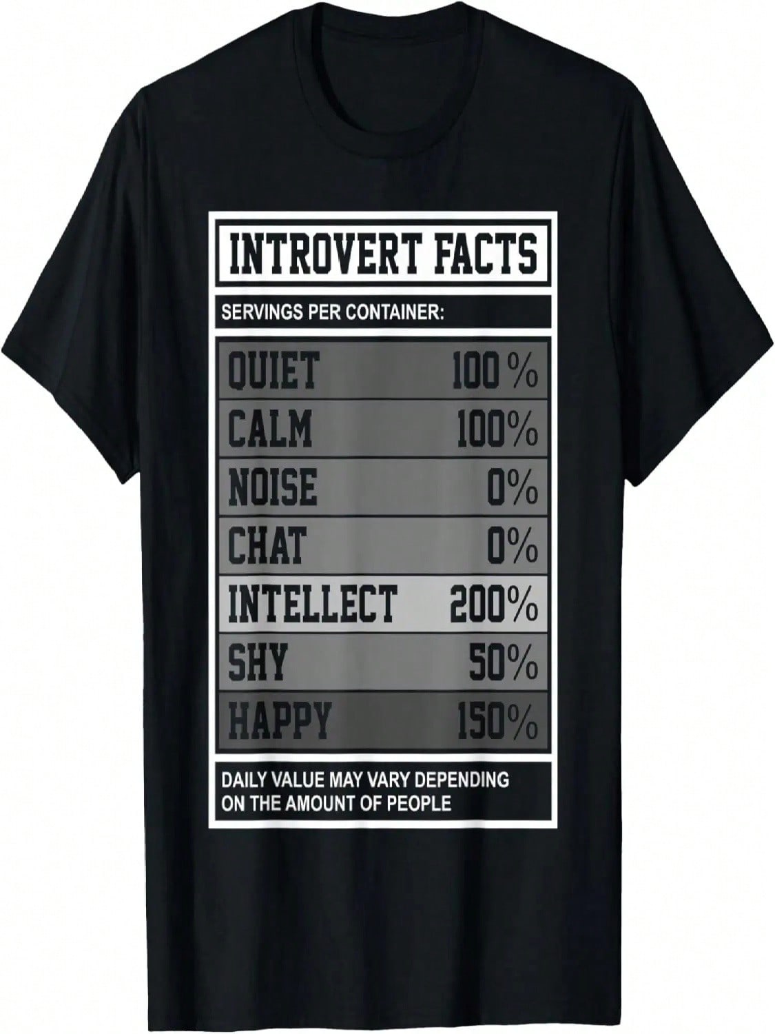 Retro Vintage Introvert Facts For  , Antisocial T-Shirt S разноцветный