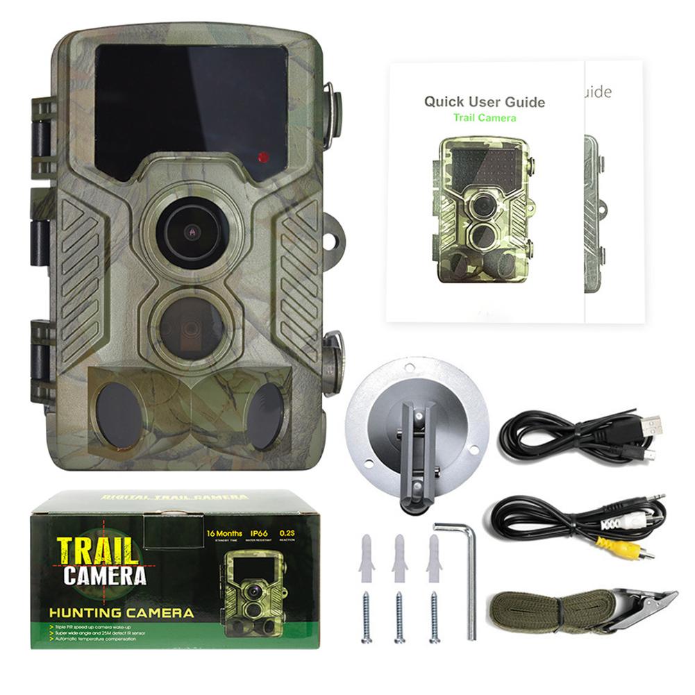 Distance Langlebige, hochwertige Jagd-Hinterkamera, 0,2 s Outdoor-USB, wasserdicht, 1080p, 2,4-Zoll-LCD-Display-Kabel