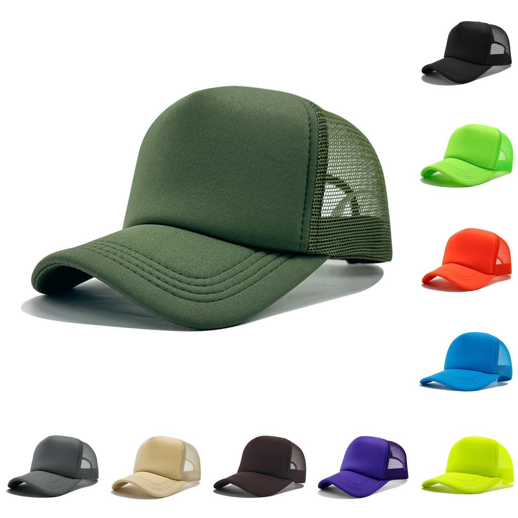 Mens Cap Baseball Womens Solid Outdoor Sunshade Breathable Multi Colors Hat