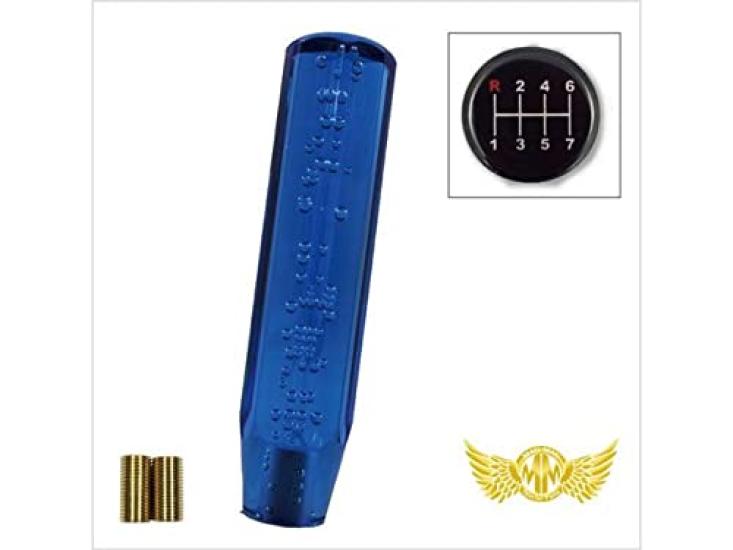 Crystal Foam Shift for Fuso Super Hino Isuzu and Quon Knob, 200mm, Blue, Great, Profia, UD, Kuon, (MM75-17117-BL)