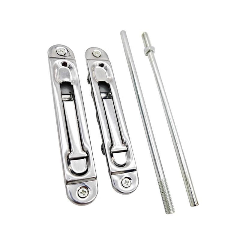 Stainless Steel Top & Bottom Concealed Door Latch