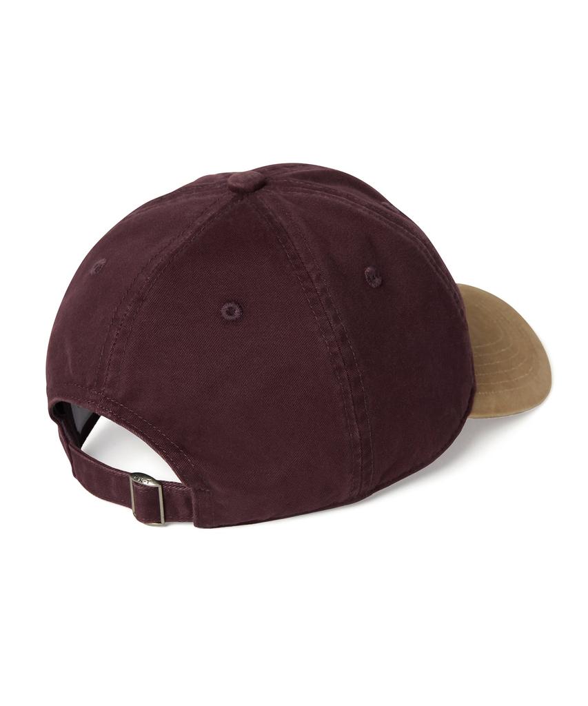 THISISNEVERTHAT Small Rs-Logo Cap Burgundy/Beige