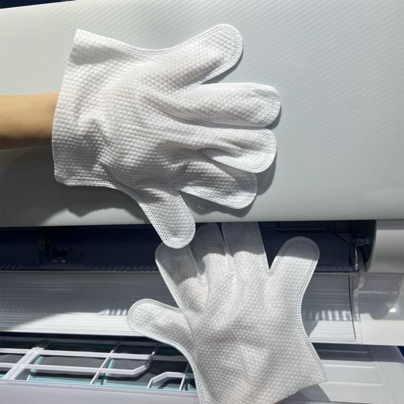 Reusable Gloves For Cleaning 20X Washable Reusable Dust Removal Wipes Non-Woven Fabric Wet & Dry Kitchen Mitten Multi-Purpose