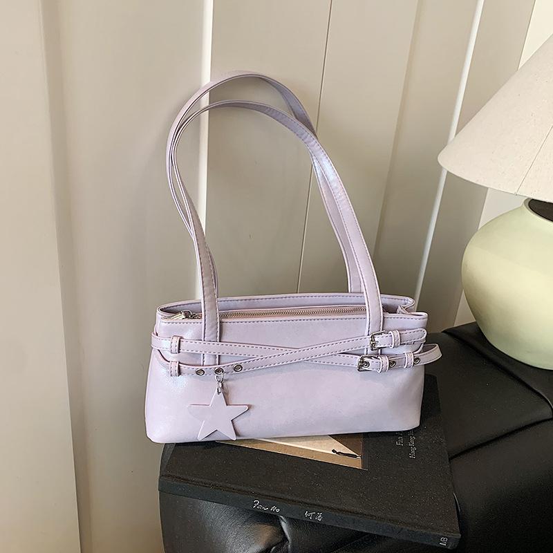 Niche design simple shoulder bag women's fashion trend women's handbag underarm bag