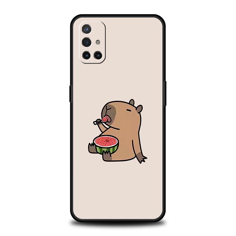 Phone Case For OnePlus 12 11 10 9 Pro 9T 12R 10R 9R 9RT 10T 8T 8 7 6T 7T Nord 2T CE 2 5G N200 N10 N100 Cover Cute Capybara